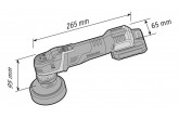 Умная аккумуляторная полировальная машина Flex PXE 80 10.8-EC/2.5 Set