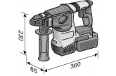 Перфоратор аккумуляторный комбинированный Flex CHE 2-26 18.0-EC