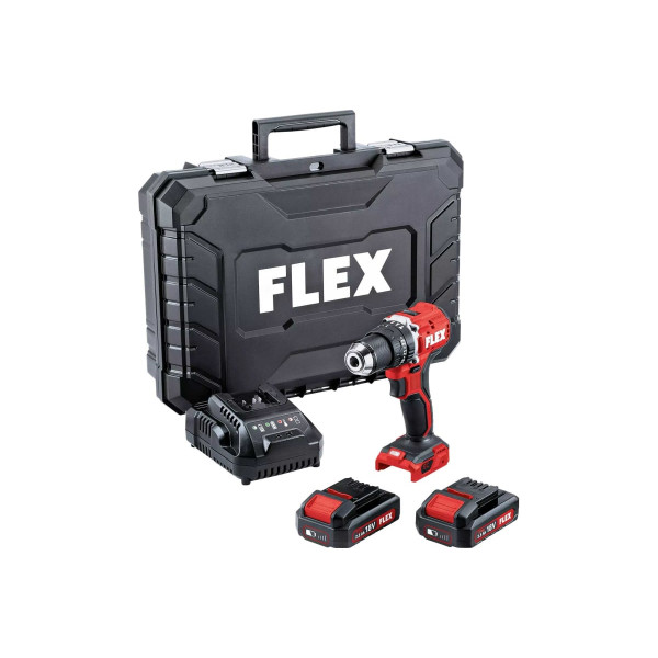 Аккумуляторный ударная дрель-шуруповерт Flex PD 2G 18.0-EC LD/2.5 set