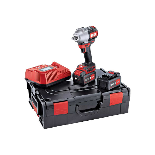 Аккумуляторный ударный гайковерт Flex IW 750 1/2 750-EC/5.0 Set