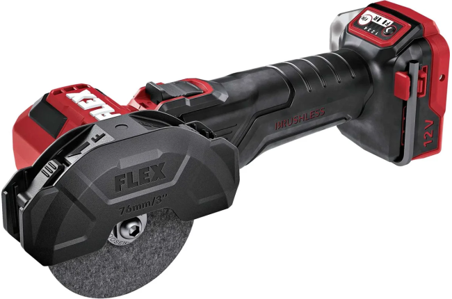 Аккумуляторная мини-угловая шлифовальная машина FLEX LBE 76 12-EC