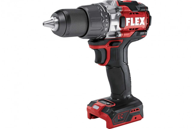 Аккумуляторная двухступенчатая дрель Flex DD 2G 18.0-EC HD C с тубро режимом
