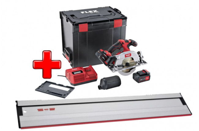 Аккумуляторная ручная дисковая пила Flex CS 62 18.0-EC