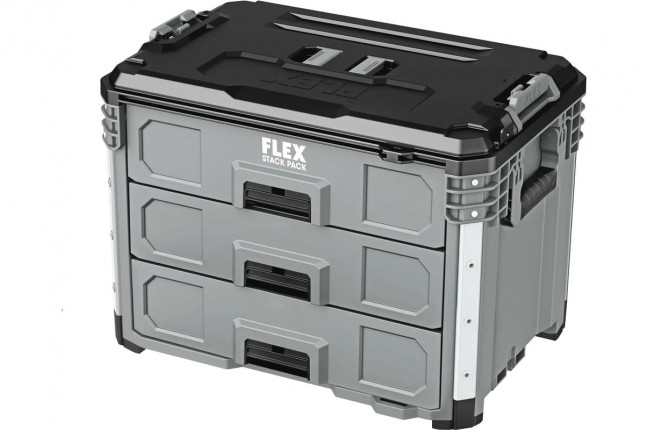 Кейс с тремя выдвижными ящиками FLEX STACK PACK TKL SP 3DB